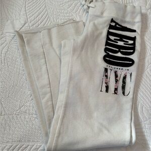 Aeropostale White Track Pants
